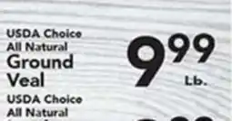 Eurofresh Market USDA Choice All Natural Ground Veal offer