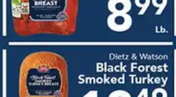 Eurofresh Market Dietz & Watson Black Forest Smoked Turkey offer