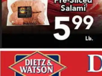 Eurofresh Market Pre-Sliced Salami offer