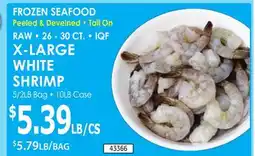 Restaurant Depot X-LARGE WHITE SHRIMP offer