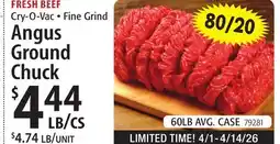 Restaurant Depot Angus Ground Chuck offer