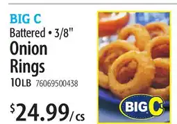 Restaurant Depot BIG C Battered • 3/8 Onion Rings offer