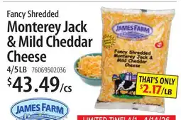 Restaurant Depot Fancy Shredded Monterey Jack & Mild Cheddar Cheese offer