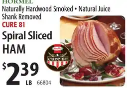 Restaurant Depot Spiral Sliced HAM offer