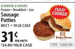 Restaurant Depot EMBER FARMS Sausage Patties offer