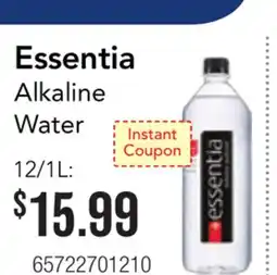 Restaurant Depot Essentia Alkaline Water offer