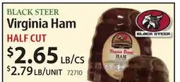 Restaurant Depot BLACK STEER Virginia Ham offer