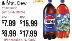 Restaurant Depot PEPSI & Mtn. Dew offer