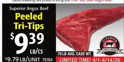 Restaurant Depot Superior Angus Beef Peeled Tri-Tips offer