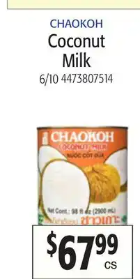 Restaurant Depot CHAOKOH Coconut Milk offer