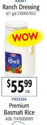 Restaurant Depot KRAFT Ranch Dressing offer