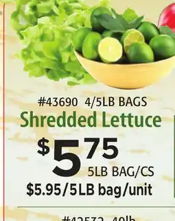 Restaurant Depot Shredded Lettuce offer