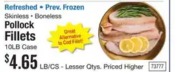 Restaurant Depot Pollock Fillets offer