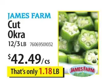 Restaurant Depot JAMES FARM Cut Okra offer