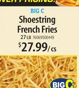 Restaurant Depot BIG C Shoestring French Fries offer