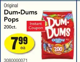 Restaurant Depot Original Dum•Dums Pops offer