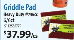 Restaurant Depot Griddle Pad Heavy Duty #746cc offer