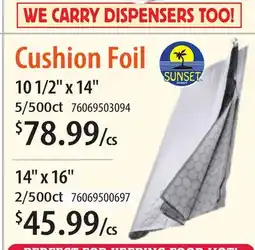 Restaurant Depot Cushion Foil offer