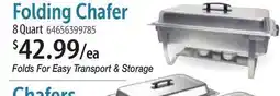 Restaurant Depot Folding Chafer offer