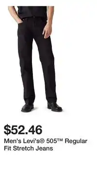 Kohl's Men's Levi's 505 Regular Fit Stretch Jeans offer