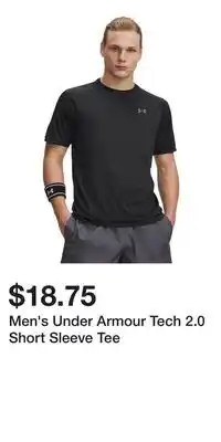Kohl's Men's Under Armour Tech 2.0 Short Sleeve Tee offer