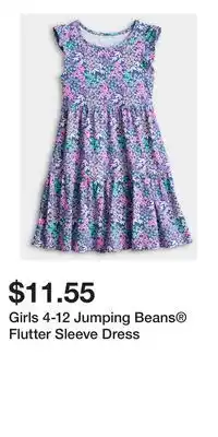 Kohl's Girls 4-12 Jumping Beans Flutter Sleeve Dress offer