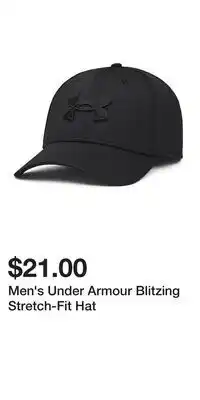 Kohl's Men's Under Armour Blitzing Stretch-Fit Hat offer