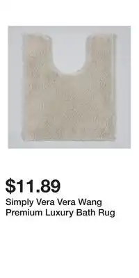 Kohl's Simply Vera Vera Wang Premium Luxury Bath Rug offer