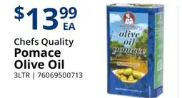Restaurant Depot Chefs Quality Pomace Olive Oil offer
