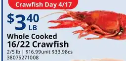 Restaurant Depot Whole Cooked 16/22 Crawfish offer