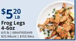 Restaurant Depot Frog Legs offer