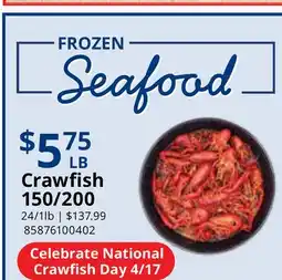 Restaurant Depot Crawfish offer