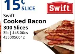Restaurant Depot Swift Cooked Bacon 300 Slices offer