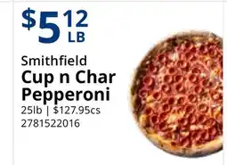 Restaurant Depot Smithfield Cup n Char Pepperoni offer