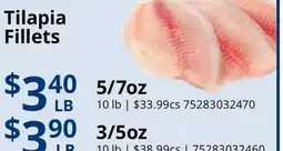 Restaurant Depot Tilapia Fillets offer