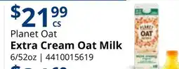 Restaurant Depot Planet Oat Extra Cream Oat Milk offer