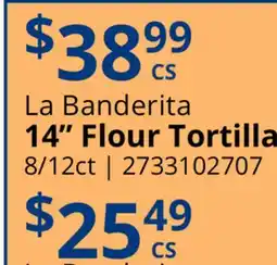 Restaurant Depot La Banderita 14 Flour Tortilla offer