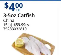 Restaurant Depot 3-5oz Catfish offer