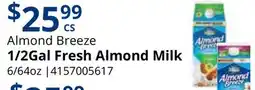 Restaurant Depot Almond Breeze 1/2Gal Fresh Almond Milk offer
