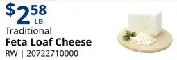 Restaurant Depot Traditional Feta Loaf Cheese offer