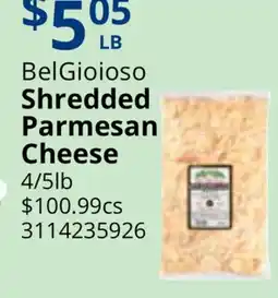 Restaurant Depot BelGioioso Shredded Parmesan Cheese offer