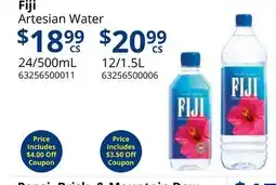 Restaurant Depot Fiji Artesian Water offer