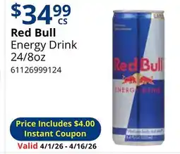 Restaurant Depot Red Bull Energy Drink offer