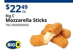 Restaurant Depot Big C Mozzarella Sticks offer