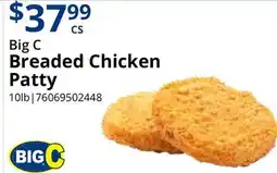 Restaurant Depot Big C Breaded Chicken Patty offer