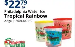 Restaurant Depot Philadelphia Water Ice Tropical Rainbow offer