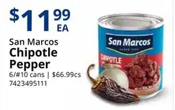 Restaurant Depot San Marcos Chipotle Pepper offer