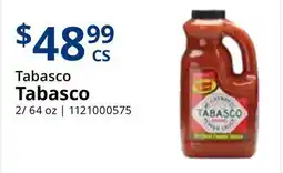 Restaurant Depot Tabasco offer