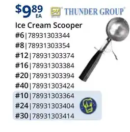 Restaurant Depot Ice Cream Scooper offer