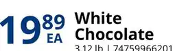 Restaurant Depot White Chocolate offer